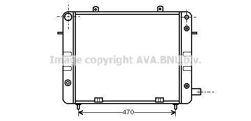 AVA QUALITY COOLING Radiaator,mootorijahutus OL2072